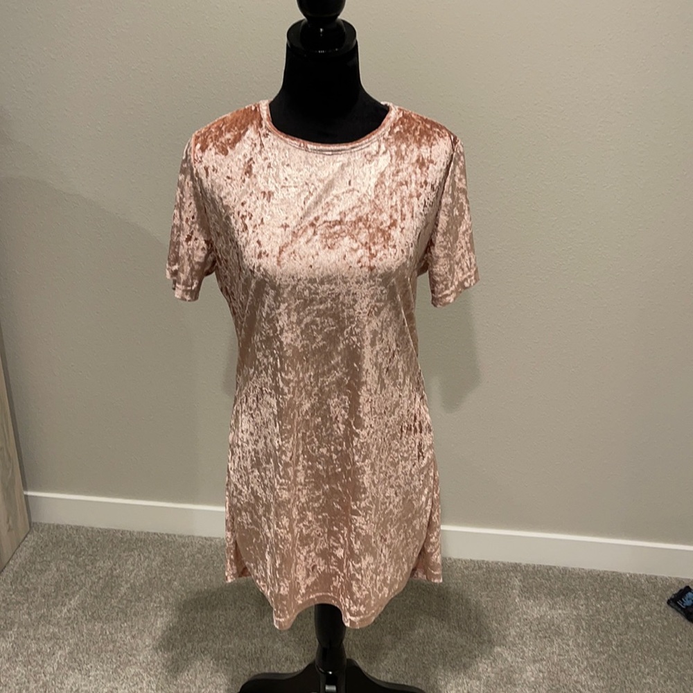 Pink Velvet dress